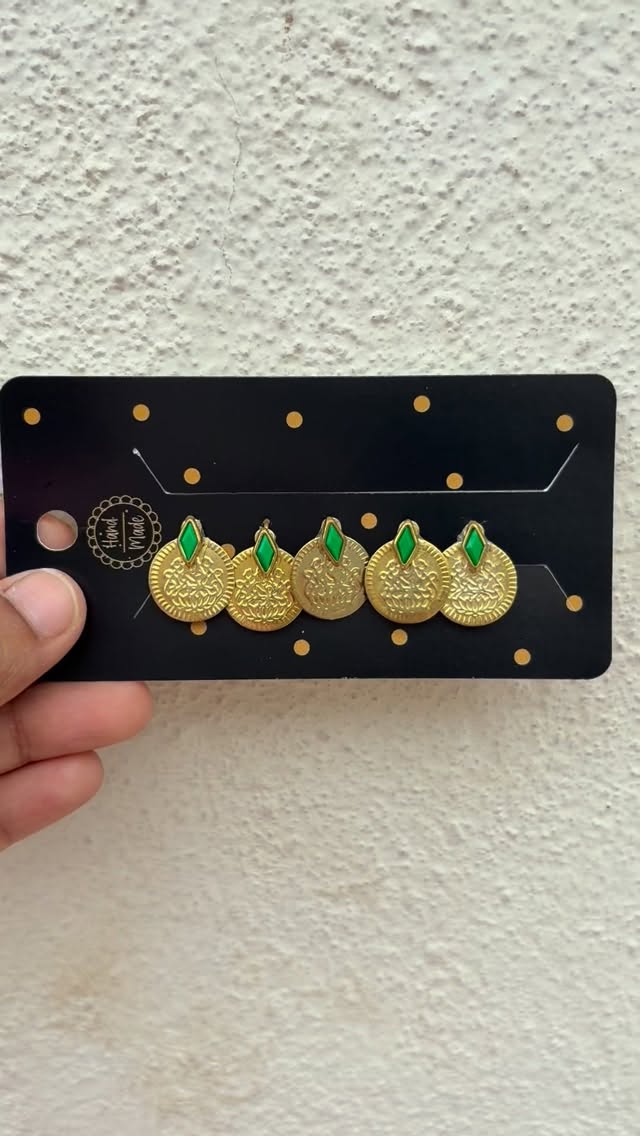 Gold Mango Charm Hair U-Pins